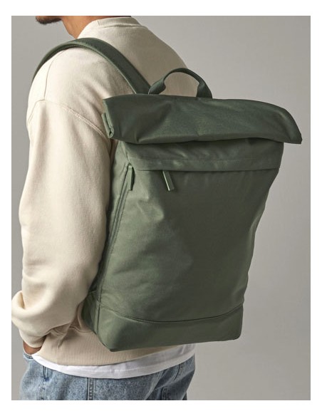 BAG-BG870-Simplicity Roll-Top Backpack 2